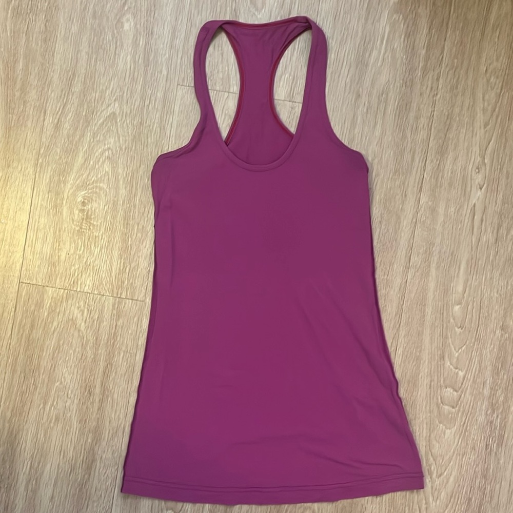 Magenta lululemon tank top